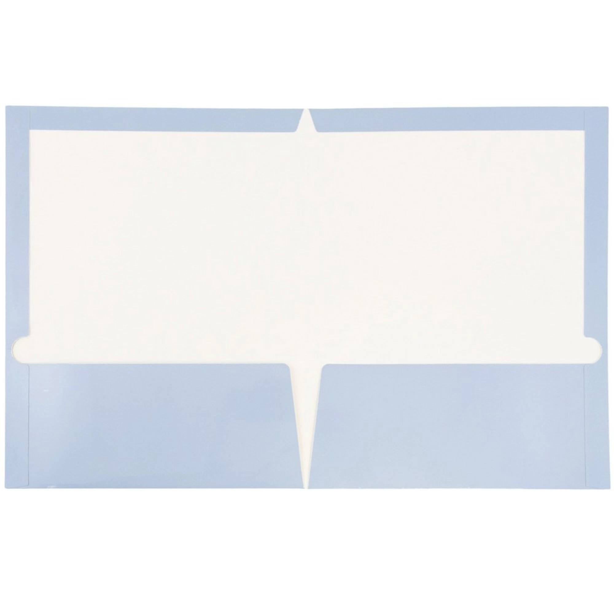 JAM Paper Fashion Glossy Laminated Two Pocket Folders, 6ct.